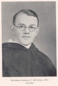 Rev. Lorenzo Cornelius McCarthy, O.P.